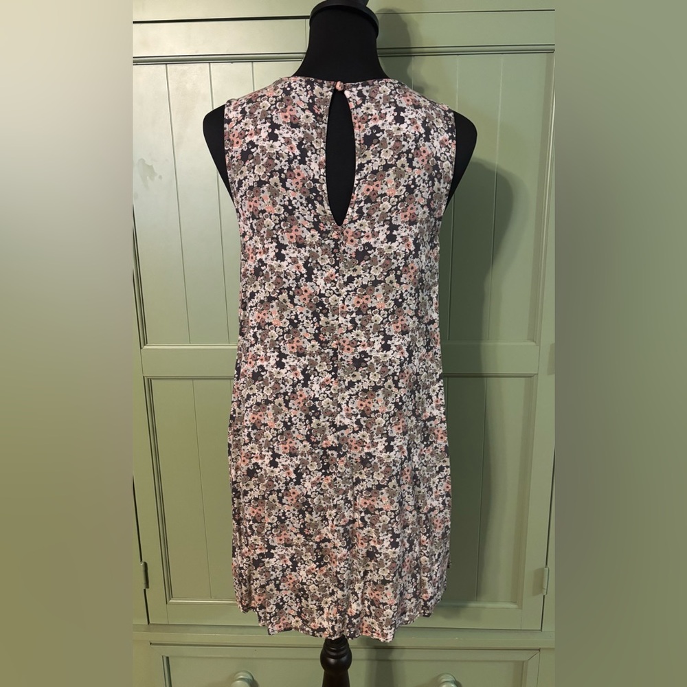 American Eagle Outfitters Floral Mini Dress - Black and Pink - Picture 3 of 4
